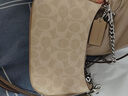 蔻馳（COACH）【官方授權店】女士經(jīng)典老花腋下單肩包斜挎送女友禮物 CW323SVPWH淺卡其豆沙粉 曬單實(shí)拍圖