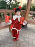 迪士尼寶寶女童冬季新年套裝加絨加厚中小童兒童過年服中國(guó)風(fēng)寶寶周歲禮服潮 紅色 上衣+褲子 80 適合身高60-80cm左右 曬單實(shí)拍圖