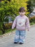 班喜迪女童毛衣秋冬款2025新款加絨兒童針織上衣童裝冬季加厚寶寶打底衫 紫色 80 cm 曬單實(shí)拍圖