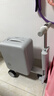 babycare電動(dòng)行李箱智能拉桿箱可坐騎登機旅行箱男女騎行箱 20英寸時(shí)光銀 曬單實(shí)拍圖
