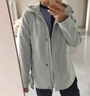 伯希和（Pelliot）沖鋒軟殼衣秋冬防風(fēng)衣防潑水收腰女士外套休閑登山服12330602白L 曬單實(shí)拍圖