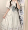 戀的連衣裙夏季2024新款日系長裙學生少女高中初中生女生衣服裙子夏天 時尚韓版白色 均碼（可備注碼數(shù)） 曬單實拍圖
