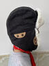 恒源祥飛行員帽子男女冬加厚保暖護耳騎車(chē)滑雪防寒風(fēng)帶口罩棉眼鏡雷鋒帽 黑色(帽子+口罩) 均碼(54-60cm) 曬單實(shí)拍圖
