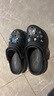 卡駱馳（crocs）經(jīng)典云朵Clog女沙灘洞洞鞋涼拖鞋206750 206750-001  37  曬單實(shí)拍圖