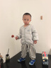 G.DUCKKIDS童裝嬰兒羽絨外套2025新款男女寶白鴨絨內(nèi)膽冬季保暖嬰幼童衣服 藍(lán)色YQ5007 73 尺碼建議3-6個月12-16斤CM 曬單實拍圖