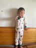 迷你木木屋兒童保暖秋衣褲秋冬男女童高腰內衣套裝純棉護肚睡衣 藍莓熊 110  曬單實(shí)拍圖