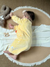 七樂(lè )豆嬰兒珊瑚絨保暖睡袋冬季小月齡寶寶睡衣防踢被秋冬款衣服幼兒睡袍 奶黃 73cm(身高66-73cm體重14-18斤) 曬單實(shí)拍圖