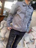 啄木鳥翻領(lǐng)夾克牛仔外套男士套裝春秋季新款潮流修身搭配衣服男裝三件套 J06深灰外套+棉白T+1080黑褲 XL 推薦120-140斤 曬單實(shí)拍圖