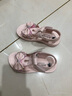 黃羚（HUANGLING）女童涼鞋夏季新款公主鞋涼鞋涉水鞋水晶鞋童鞋女童鞋沙灘鞋涼拖 淺粉色552 28 內(nèi)長17cm 曬單實拍圖