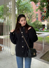 CinvaiKrose通勤包包女包2025新款斜挎包女士單肩鏈條包生日圣誕節禮物送女友 黑色Black【小號】送女友老婆走心 曬單實(shí)拍圖