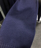 護(hù)士毛衣加絨加厚保暖秋冬季針織衫外套開衫醫(yī)護(hù)值班不起球工作服 A款藏藍(lán)（無絨款） M 曬單實(shí)拍圖