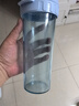 特百惠（Tupperware）茶水分離隨手杯男女學(xué)生辦公運動(dòng)大容量塑料水杯子保鮮盒組合藍色 茶韻冰水藍500ml 曬單實(shí)拍圖