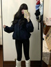小野和子2025款云朵薄款棉質(zhì)打底褲外穿保暖褲秋褲秋冬季抗靜電 【無(wú)絨】 經(jīng)典黑 （適合20-25°C） 均碼 165 長(cháng)款（推薦體重40-65kg） 曬單實(shí)拍圖
