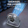 皓彩（haoluck） 工業(yè)風(fēng)扇趴地扇家用強力電風(fēng)扇落地扇大功率工廠(chǎng)車(chē)間工地商用臺式坐地爬地扇大風(fēng)風(fēng)扇落地電風(fēng)扇 銀色18寸四檔風(fēng)力 加厚鋁葉  2.5米電源線(xiàn) 曬單實(shí)拍圖
