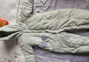 童泰（TONGTAI）嬰兒連體衣冬季純棉夾棉寶寶衣服新生兒連帽哈衣爬服黃色90cm 曬單實(shí)拍圖