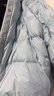 香影淺藍色泡芙羽絨服女2025冬季新款休閑寬松90白鴨絨輕薄短外套 淺藍 M 曬單實(shí)拍圖