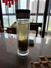 富光抗菌雙層玻璃杯 男女士泡茶杯 高硼硅玻璃水杯 商務(wù)便攜杯子380ml 曬單實(shí)拍圖
