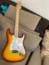 FENDER芬達(dá)電吉他SQ Affinity系列ST型焰紋單單雙楓木指板 赭色漸變 曬單實(shí)拍圖