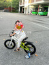 鳳凰（Phoenix）兒童自行車男女孩鎂合金3-6-10-13歲16寸綠色 適合身高105-120cm 曬單實拍圖