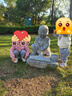 戴維貝拉（DAVE＆BELLA）加絨保暖秋冬兒童衛衣休閑女童套頭衫男童衣服幼童上衣寶寶打底衫 灰藍色-N 90 cm（建議身高80-90cm） 曬單實(shí)拍圖