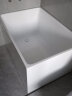 浪鲸（SSWW）卫浴一体成型独立式小户型浴缸家用成人亚克力深泡方形泡澡浴池缸 1米独立式浴缸 千城送装 实拍图