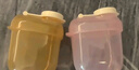 奶粉分裝盒便攜外出寶寶一盒一餐奶粉分裝盒避光密封嬰兒食品分裝 (3盒）奶粉分裝盒【納米銀+綠+粉】 曬單實(shí)拍圖