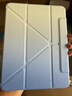 法普拉適用2025新款iPadair5/6保護套pro11英寸保護殼蘋(píng)果10代平板10.9磁吸旋轉拆分10.2/13寸帶筆槽Y折 白紫漸變【720旋轉Y折變形】送貼紙 iPad Air4/Air5(1 曬單實(shí)拍圖
