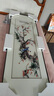 云儒唐樊客廳沙發(fā)背景墻掛畫(huà)新中式裝飾畫(huà)花鳥(niǎo)精品純手工蘇繡實(shí)木邊框墻畫(huà) 顏柏龍花鳥(niǎo) 65*185cm 曬單實(shí)拍圖