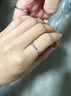 HR赫蓮娜莫比烏斯情侶戒指求婚結(jié)婚對(duì)戒情人節(jié)生日禮物送女友老婆 簡(jiǎn)約版 曬單實(shí)拍圖