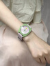 FUNTIME手表女款學(xué)生多巴胺潮流百搭日系卡通可愛初高中女生高顏值石英表 香芋紫綠 禮盒包裝 40mm 曬單實(shí)拍圖