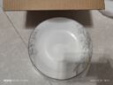 洛威景德鎮家用飯盤(pán)可微波爐使用陶瓷碗易清洗大號河山8寸飯盤(pán)4只裝 曬單實(shí)拍圖
