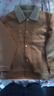 皮爾卡丹（pierre cardin）棉衣羊羔絨棉服男秋冬外套加厚保暖運動(dòng)情侶翻領(lǐng) 焦糖加絨 4XL 曬單實(shí)拍圖