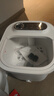 美的（Midea）泡腳桶足浴盆加熱自動(dòng)按摩洗腳盆理療高深桶泡小腿可拆洗按摩盤(pán)生日禮物實(shí)用男女MK-AJ0202 曬單實(shí)拍圖