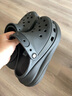 卡駱馳（crocs）經(jīng)典泡芙Clog男女一腳蹬懶人沙灘鞋 CR207521-001 36 曬單實(shí)拍圖