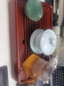 古德窯 家用黑檀木實(shí)木茶盤(pán)茶海簡(jiǎn)約辦公盛水蓄水干泡茶臺水杯托盤(pán) 花梨木盛水小茶盤(pán)35*22 曬單實(shí)拍圖
