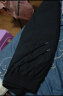 鸭鸭（YAYA）羽绒裤女冬季外穿哈伦工装加绒时尚白鸭绒高腰束脚保暖裤子SZ 黑色 3XL 实拍图
