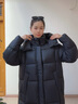 波司登（BOSIDENG）25新款羽絨服女長(cháng)款90絨泡芙高充絨遮肉顯瘦冬厚款外套B250243108 【趨勢推薦】幻夜黑-自然光8633 M 165/88A 體重約110-120斤 曬單實(shí)拍圖