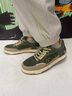 卡賓（CABBEEN）男鞋冬季男士休閑鞋復古拼接運動(dòng)滑板鞋男潮流百搭低幫鞋子男 米綠 41 曬單實(shí)拍圖