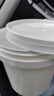 佳葉加厚食品級PP塑料桶醬料空膠桶密封油漆桶小白水桶小桶帶蓋密封桶 2L-塑料桶 白色 曬單實(shí)拍圖