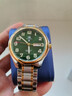 上海牌手表男士款自動(dòng)機械名表生日禮物 夜光大數字表盤(pán)透底國表 011 復古綠【升級雙歷款】 曬單實(shí)拍圖