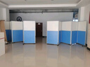 中偉（ZHONGWEI）辦公室移動屏風(fēng)隔斷現(xiàn)代簡約移動折疊公司活動屏風(fēng)推拉隔斷墻組裝 曬單實(shí)拍圖