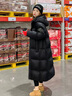 韓璐嬌（hanlujiao）黑金羽絨棉服女2025年冬季新款韓版寬松長(cháng)款過(guò)膝棉衣加厚棉襖外套 黑色（升級加厚款） M 【建議105-120斤】 曬單實(shí)拍圖