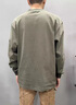 羅蒙春秋季重磅復古純棉長(cháng)袖男寬松潮牌打底衫美式口袋圓領(lǐng)外套衛衣 灰綠 L 碼 適合體重125-145斤 曬單實(shí)拍圖