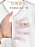 婧麒嬰兒衣服夏季薄款新生寶寶提花連體衣純棉空調(diào)服爬服夏裝單件 小鯨魚綠 73cm 曬單實拍圖