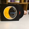 園洲綠攬月時鐘藍牙音響黑膠音箱cd唱片機生日禮物男年會員工獎品送女生實用伴手禮教師節(jié)禮物 月巖黑-【攬月系列+數字時鐘】 曬單實拍圖
