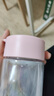 Funjia趣家大容量tritan水杯男女學(xué)生運動喝水高顏值耐高溫實用大肚杯 高顏值Tritan稚嫩粉350ml 曬單實拍圖