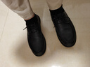 奧康官方男鞋 新款男士低幫商務(wù)休閑皮鞋平底系帶簡(jiǎn)約百搭時(shí)尚男單鞋 黑色T223214333 38 240mm 曬單實(shí)拍圖