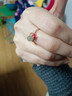 蘇十六和田玉錦鯉戒指女925銀輕奢食指戒開(kāi)口戒指環(huán)生日禮物送女友老婆 925銀玉見(jiàn)錦鯉戒指【可調節】 曬單實(shí)拍圖