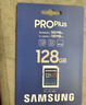 三星（SAMSUNG）SD存儲卡Pro Plus U3 V30 適用單反相機數碼相機SD卡 讀速180MB/s 高速攝影卡 128G 曬單實(shí)拍圖