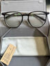 木九十眼鏡【章若楠同款】輕彈塑鋼方框眼鏡近視可配度數片眼鏡框FK005 BKC1曜石黑 框+Pro防藍光1.60(建議400度內) 曬單實(shí)拍圖